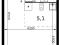 1-комнатная квартира 29,7 кв.м - ЖК "1-й Саларьевский". Фото 1.