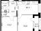 2-комнатная квартира 60,4 кв.м - ЖК "1-й Саларьевский". Фото 1.
