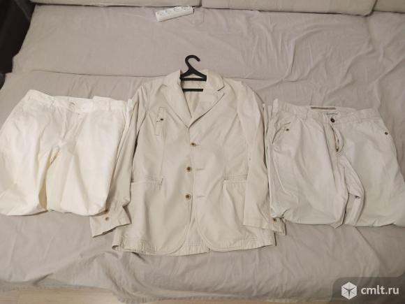 Костюм мужской двойка(пиджак+брюки)размер 50. Фото 1.