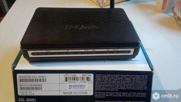 Роутер adsl2+ Ethernet Router, Wi-Fi. Фото 8.