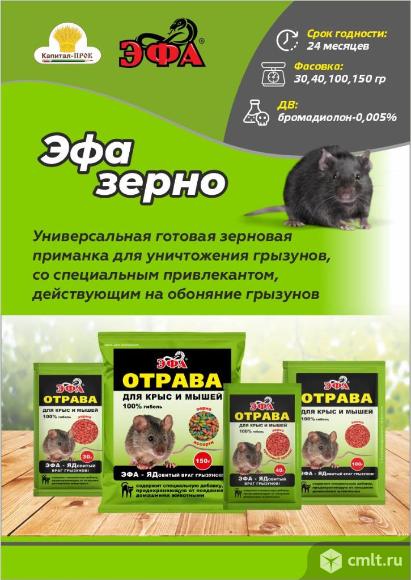 ЭФА зерновая приманка 100г – эффективное средство для борьбы с грызунами.. Фото 1.