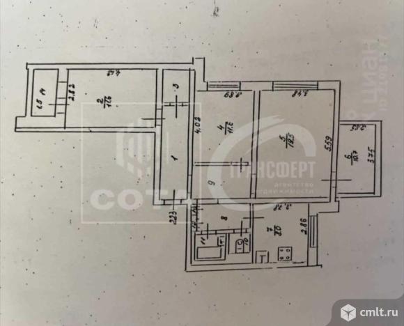 4-комнатная квартира 81,9 кв.м. Фото 19.