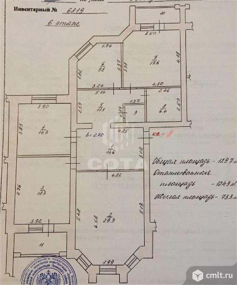 4-комнатная квартира 130 кв.м. Фото 17.