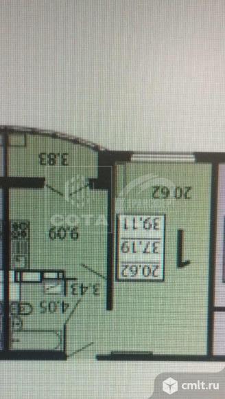 1-комнатная квартира 38 кв.м. Фото 16.