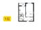 1-комнатная квартира 42 кв.м. Фото 13.