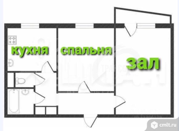 2-комнатная квартира 53 кв.м. Фото 16.