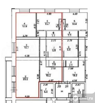 3-комнатная квартира 108 кв.м. Фото 20.