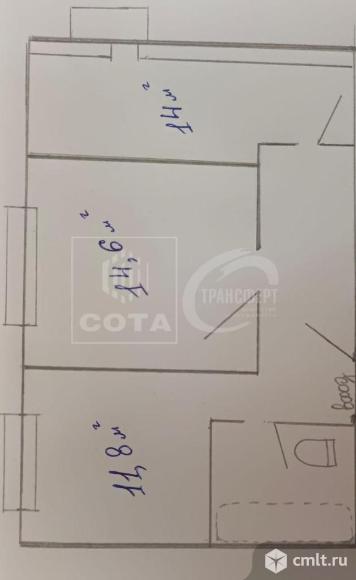 2-комнатная квартира 41 кв.м. Фото 14.