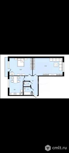 2-комнатная квартира 44,3 кв.м. Фото 8.