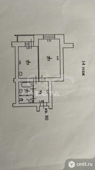1-комнатная квартира 47 кв.м. Фото 15.