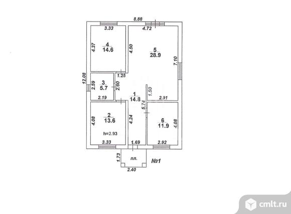 Дом 108 кв.м. Фото 8.