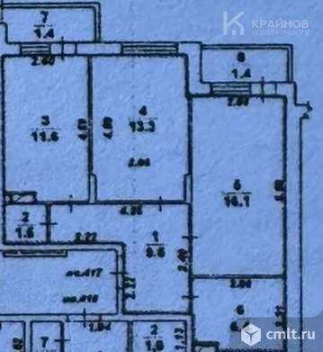 2-комнатная квартира 58,5 кв.м. Фото 1.