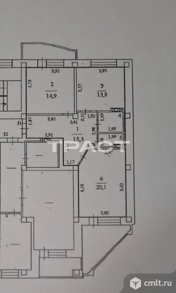 2-комнатная квартира 69 кв.м. Фото 11.