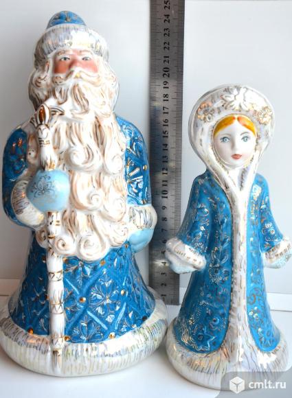 Статуэтки Новый год Елка Мороз Снегурочка Вербилки. Фото 1.