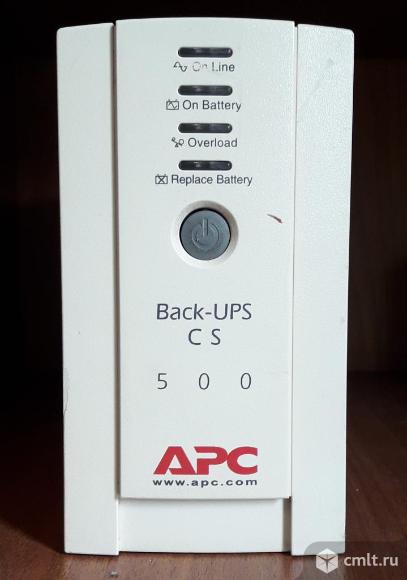 ИБП APC Back-UPS CS 500. Фото 1.