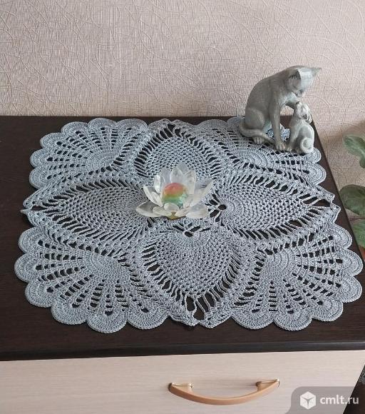 Салфетки вязанные крючком. Фото 1.
