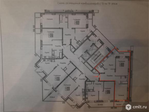 2-комнатная квартира 70,2 кв.м. Фото 18.