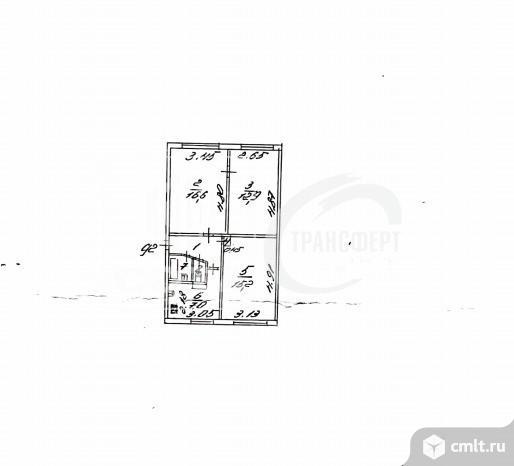 3-комнатная квартира 59,3 кв.м. Фото 16.