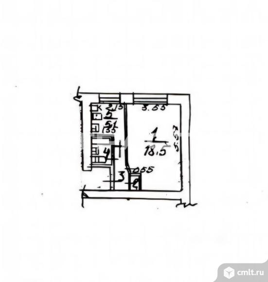 1-комнатная квартира 30 кв.м. Фото 17.