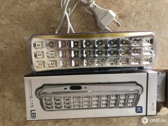 Светильник светодиодный аккамуляторный EL 115. Фото 1.