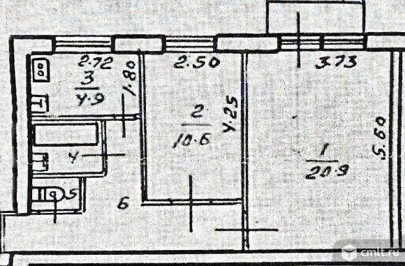 2-комнатная квартира 51 кв.м. Фото 14.