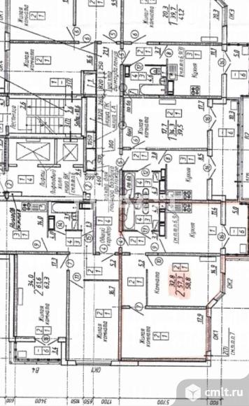2-комнатная квартира 57,3 кв.м. Фото 20.