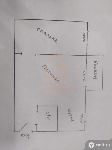 2-комнатная квартира 43,1 кв.м. Фото 12.