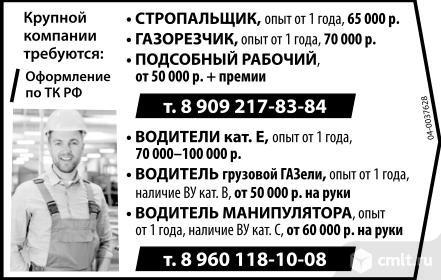 Стропальщик,