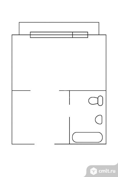 1-комнатная квартира 20 кв.м. Фото 18.