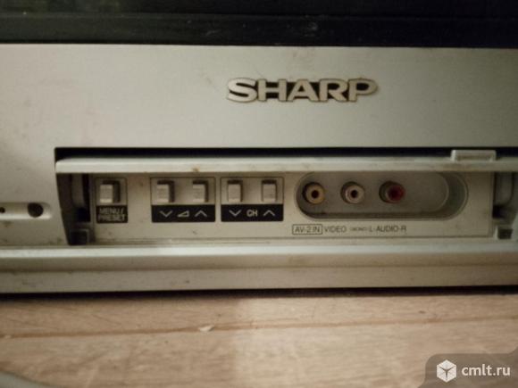 Телевизор кинескопный цв. Sharp. Фото 3.