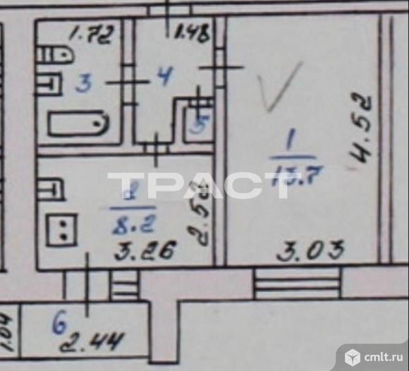 1-комнатная квартира 29,3 кв.м. Фото 4.