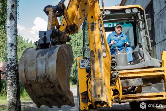 Машинист экскаватора. Фото 1.