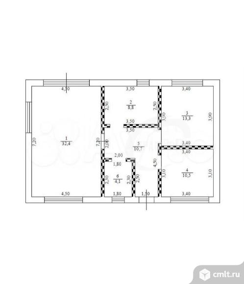 Дом 90 кв.м. Фото 1.