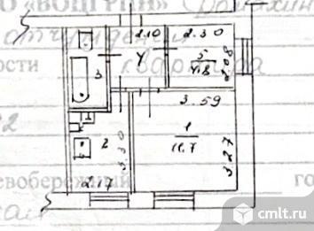 1-комнатная квартира 31 кв.м. Фото 16.
