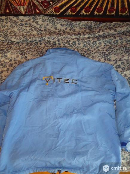 Куртка мужская спортивная утепленная весна осень. Фото 3.