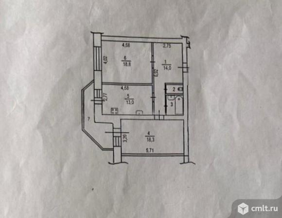 2-комнатная квартира 68,5 кв.м. Фото 20.