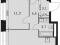 3-комнатная квартира 66,8 кв.м. Фото 2.