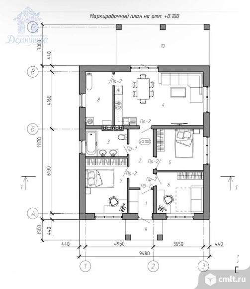 Дом 106 кв.м. Фото 15.