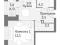1-комнатная квартира 35,5 кв.м. Фото 2.