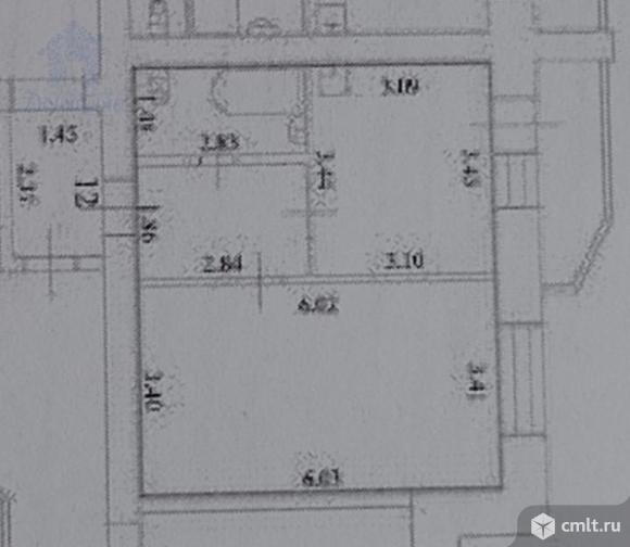 1-комнатная квартира 40,6 кв.м. Фото 1.
