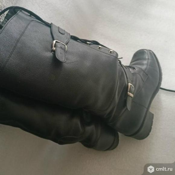 Сапоги монарх 40 размер маломерят. Фото 1.