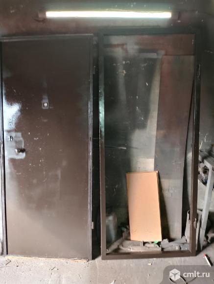 Дверь входная металлическая двухлистовая. Фото 1.