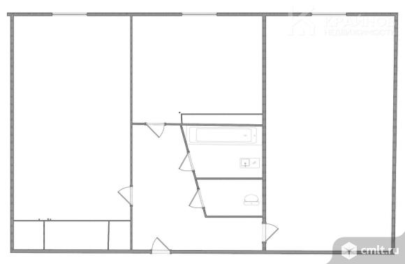 2-комнатная квартира 45 кв.м. Фото 1.