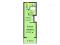 1-комнатная квартира 27,4 кв.м. Фото 1.