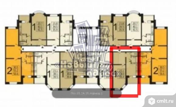 1-комнатная квартира 38,4 кв.м. Фото 13.