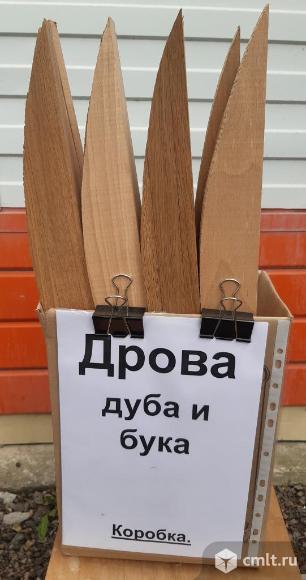 Дрова из бука, дуба размером 450*45*35, для камина, бани, шашлыка.. Фото 2.