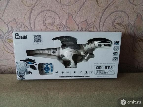 Динозавр-робот интерактивная развивающая игрушка. Фото 1.