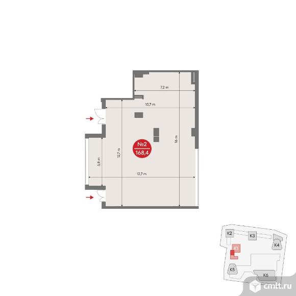 Продажа офиса 168.4 м2. Фото 1.