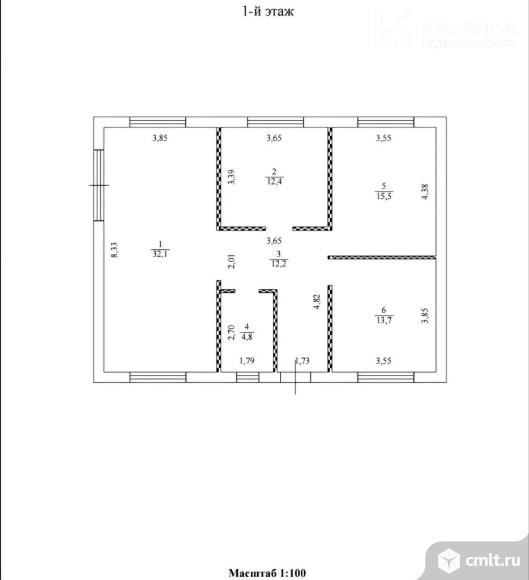 Дом 102 кв.м. Фото 1.