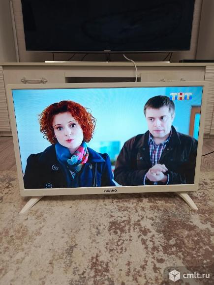 Телевизор Asano 24LH1011T белый DVB-T2. Фото 1.